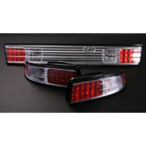 Nissan Silvia S14 LED Chrome Tail Lights - Set