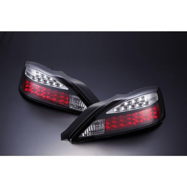 Nissan Silvia S15 LED Blinker Type Black Tail Lights - Pair