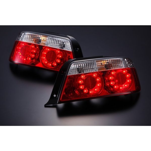 D-MAX Nissan Skyline R32 LED Red Tail Lights - Pair