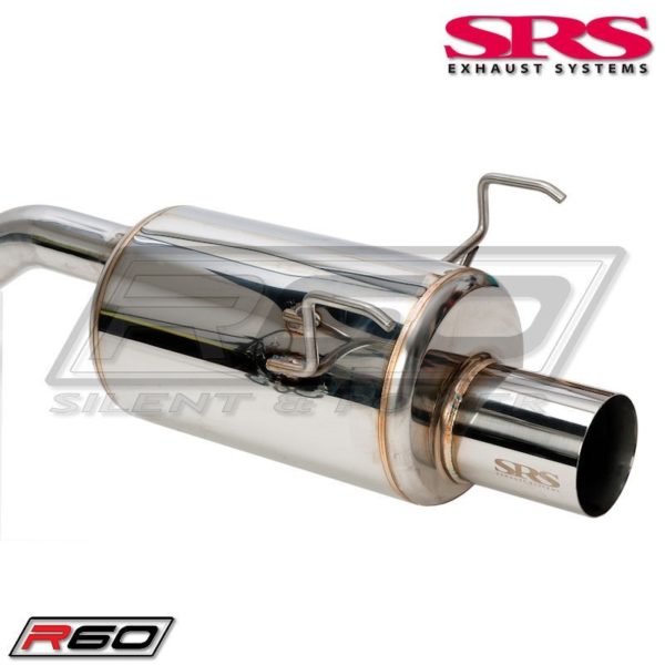 SRS Exhaust Systems R60 Catback System Including CH homolgation for Honda Civic 92-95 3D