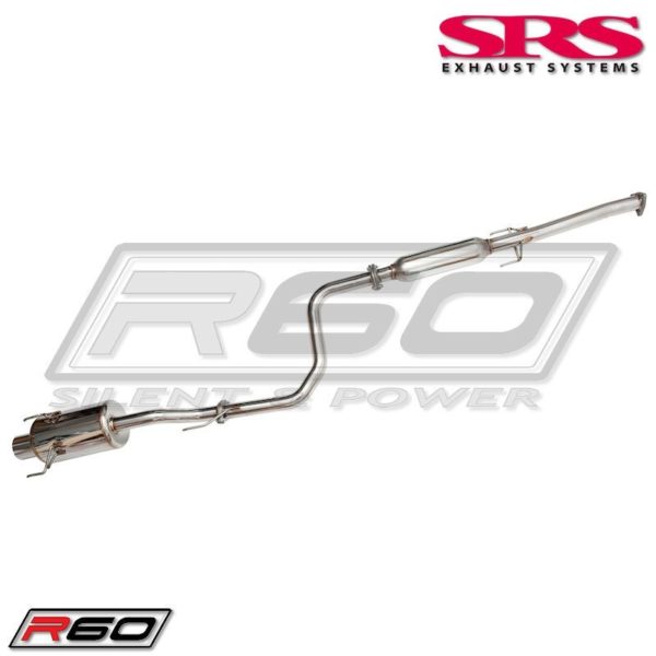 SRS Exhaust Systems R60 Catback System Including CH homolgation for Honda Civic 92-95 3D