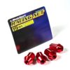 Wedssport Racing Lug Nuts Forged Aluminium 19 HEX M12xP1.25 Red