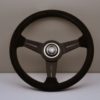 Nardi Steering Wheel ND Classico Black leather and black anodized spokes, grey stitching 330mm 6061.33.2001