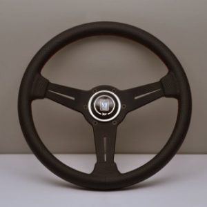 Nardi Steering Wheel ND Classico Black suede and black anodized spokes, black stitching 330mm 6061.33.2081
