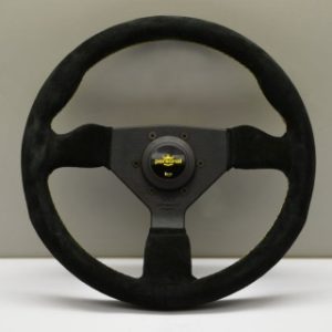 Personal Steering Wheel Black leather and Black spokes Yellow stitching 330mm 6430.33.2095