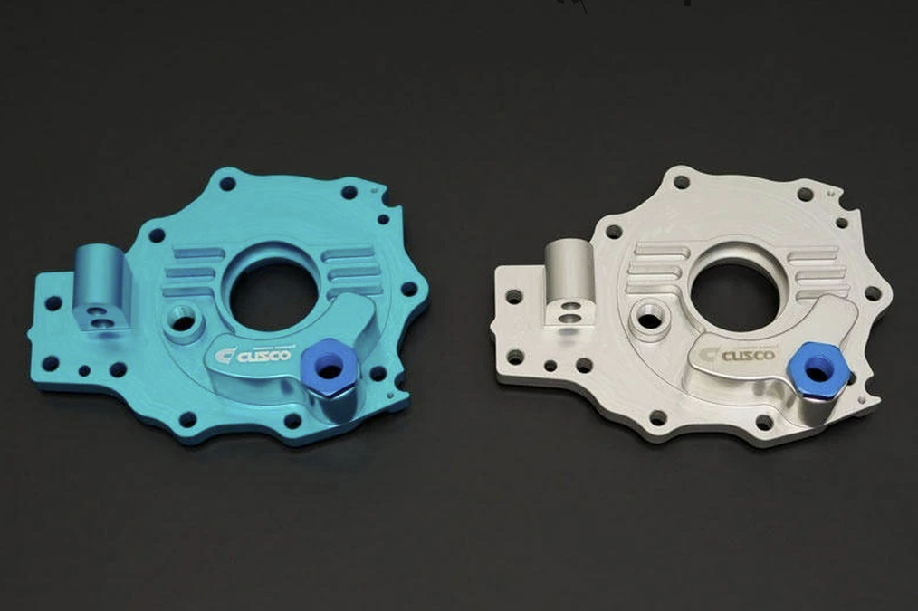 Cusco Size Up Rear Differential Cover for GR Yaris in Blue