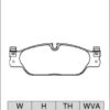 Dixcel Brake pads Z Type Front Jaguar S Type 4.2 V8 320mm - Image 2