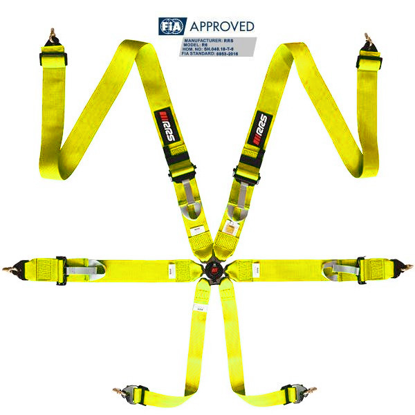 RRS harness r6 6pt yellow