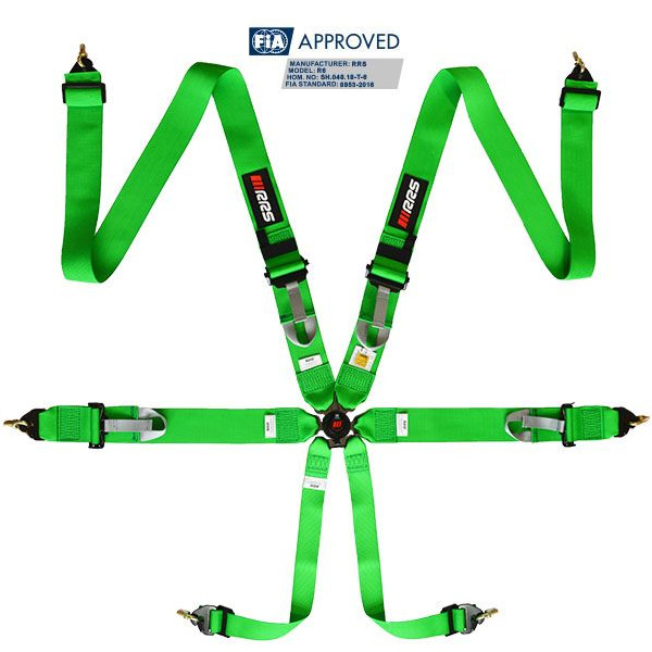 RRS harness r6 6pt green