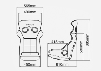 bride seat xero cs