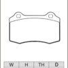 Dixcel Brake pads RA Type Rear 9910849 Aston Martin, Jaguar, Lotus - Image 2