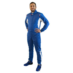 RRS Diamond Star race suit blue with boots combinaison