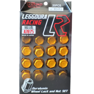 Leggdura Racing lock lug nut 20pcs gold 12x1.5