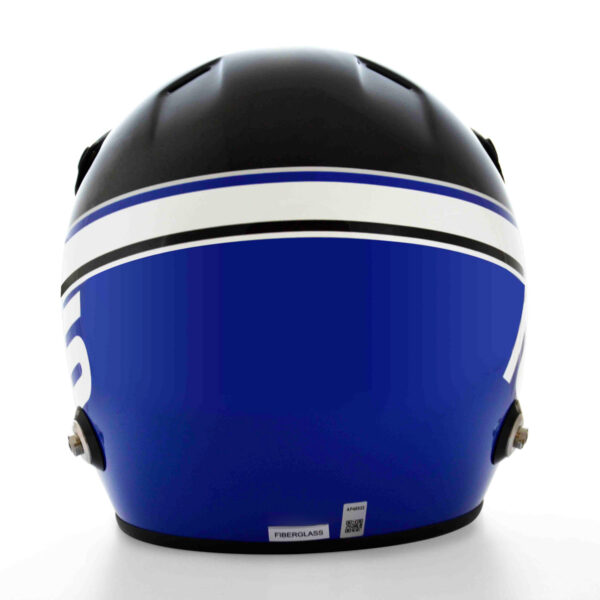 RRS Helmet FIa SNELL Jet Protect open face blue