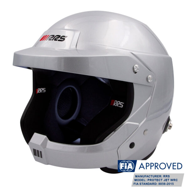 Helmet RRS PROTECT WRC "SPORT PLUS" FIA 8859-2015/Snell Sa2020 Grey Arm Stilo Microphone