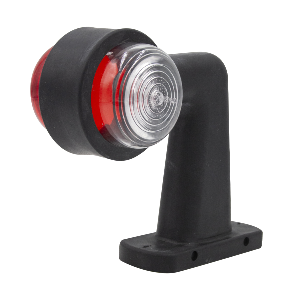 Bent trailer light 125mm
