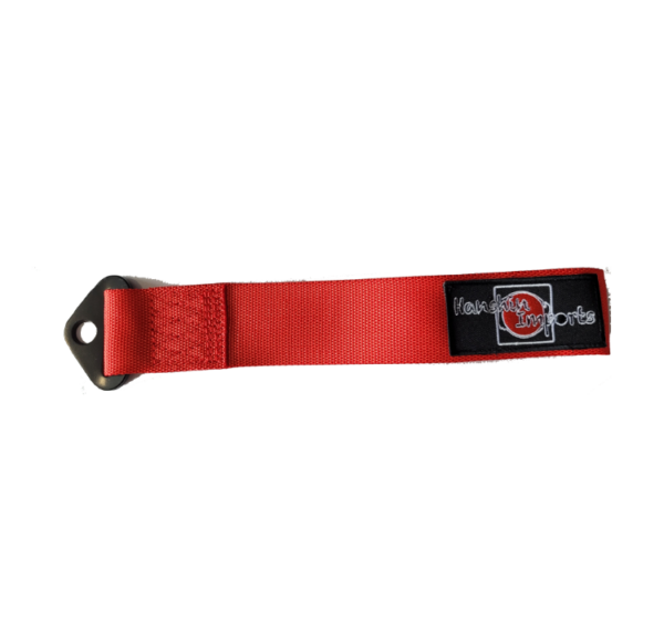 hanshin imports tow strap red