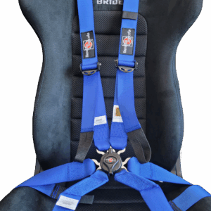 Hanshin-Imports V2 Blue 6 Point 2''2'' HANS® Racing harness FIA 8853-2016