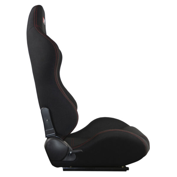 RRS Reclining Black Race Seat with Slider - Image 3