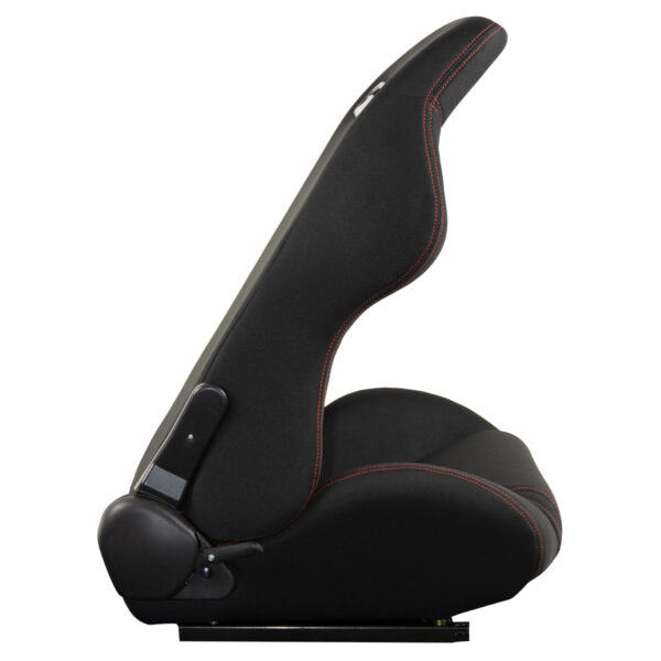 RRS Reclining Black Race Seat with Slider - Image 4