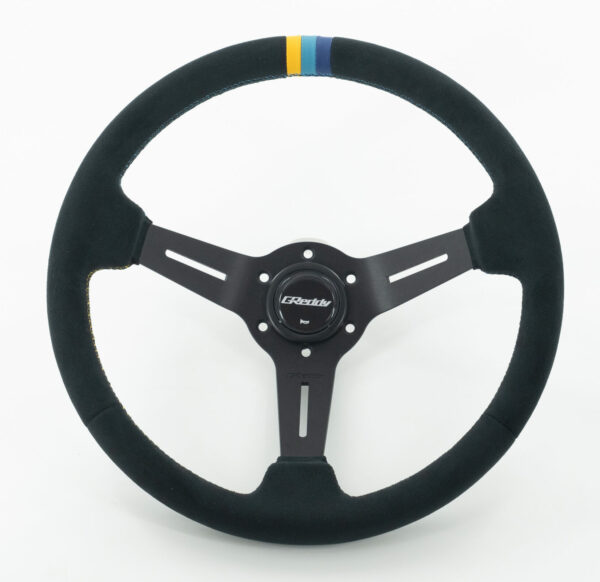 Greddy Trust steering wheel faux suede