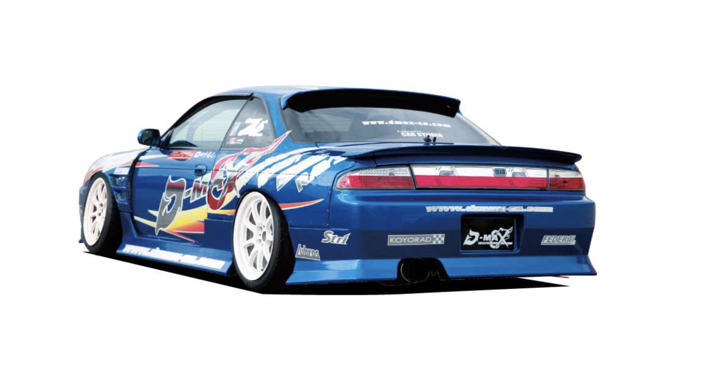 D-MAX Silvia & 200SX Type 3 Complete Aero Kit for Zenki (95-96 S14) CH-Legal - Image 2