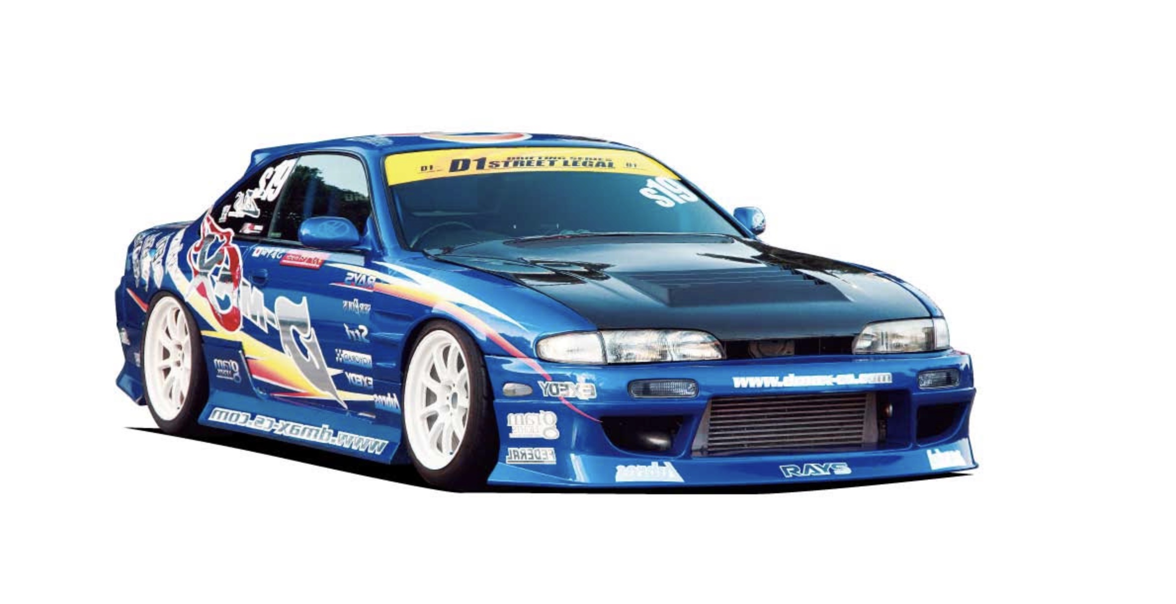 D-MAX Silvia & 200SX Type 3 Complete Aero Kit for Zenki (95-96 S14) CH-Legal