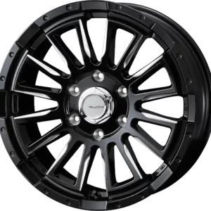 Weds Adventure McCOYS RV-5 Black Milling Offroad Wheel