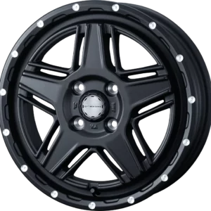 Weds Adventure Mud Vance 07 FULL MAT BLACK Offroad Wheel