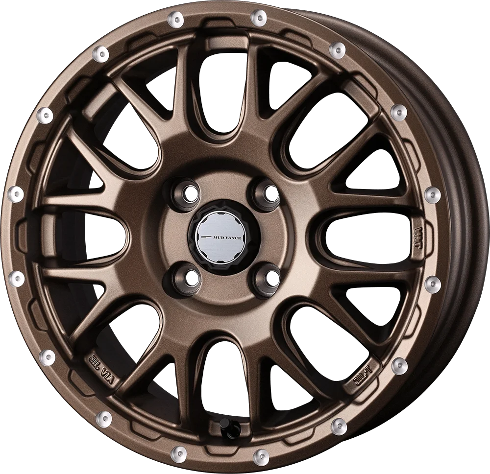 Weds Adventure Mud Vance 08 Mat Bronze Offroad Wheel - Image 3