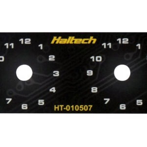 Haltech Dual Switch Panel Only - includes Yellow knob