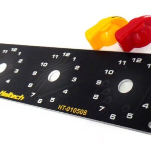 Haltech Triple Switch Panel Kit - includes Yellow & Red knobs