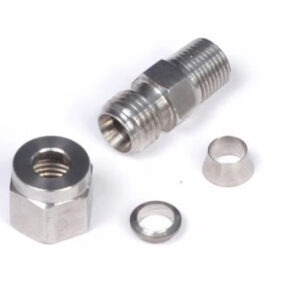 Haltech 1/4" Stainless Compression Fitting Kit - 1/8" NPT Thread