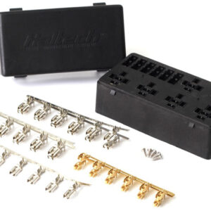 Haltech 6 Circuit Haltech Fuse Box with Lid and all required pins