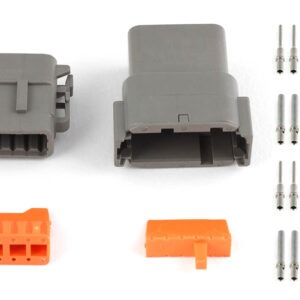 Haltech Plug and Pins Only - Matching Set of Deutsch DTM-12 Connectors (7.5 Amp)