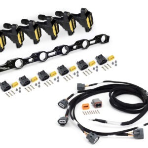 Haltech R35 Coil Conversion Kit for Toyota JZ- Includes bracket , coils, connectors and harness