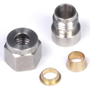 Haltech 1/4" Stainless Steel Weld-on Kit - inc Nut and Ferrule